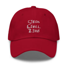 Load image into Gallery viewer, STRESS LEVEL ZERO DAD HAT
