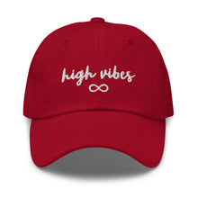 Load image into Gallery viewer, HIGH VIBES DAD HAT

